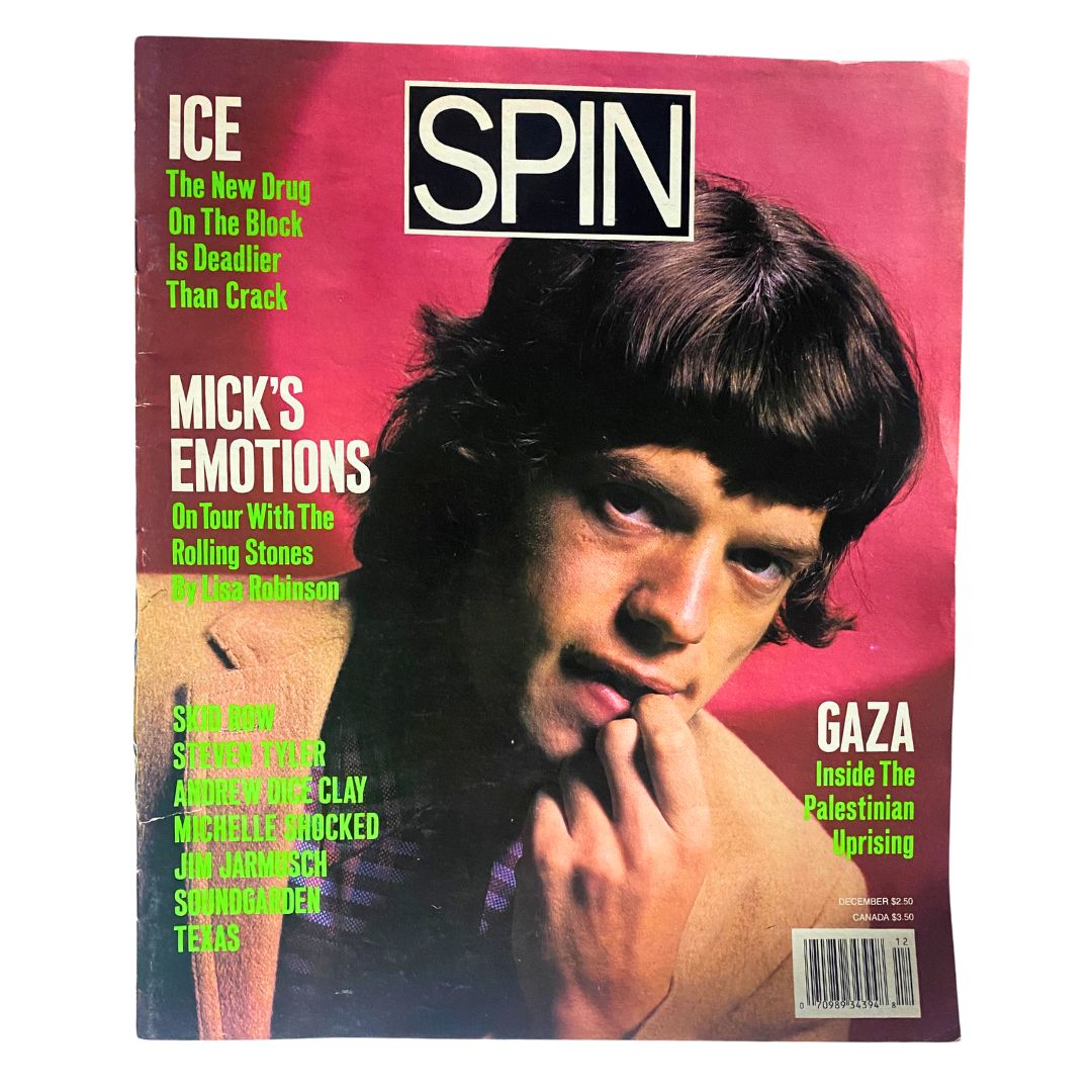 VTG Spin Magazine December 1989 Vol 5 No. 9 Mick Jagger No Label