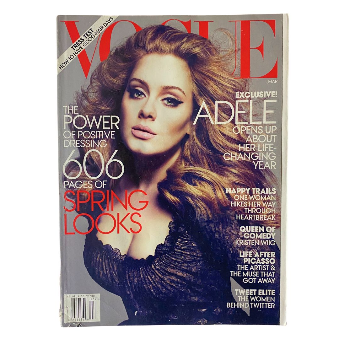 Vogue Magazine March 2012 Adele by Mert & Marcus No Label