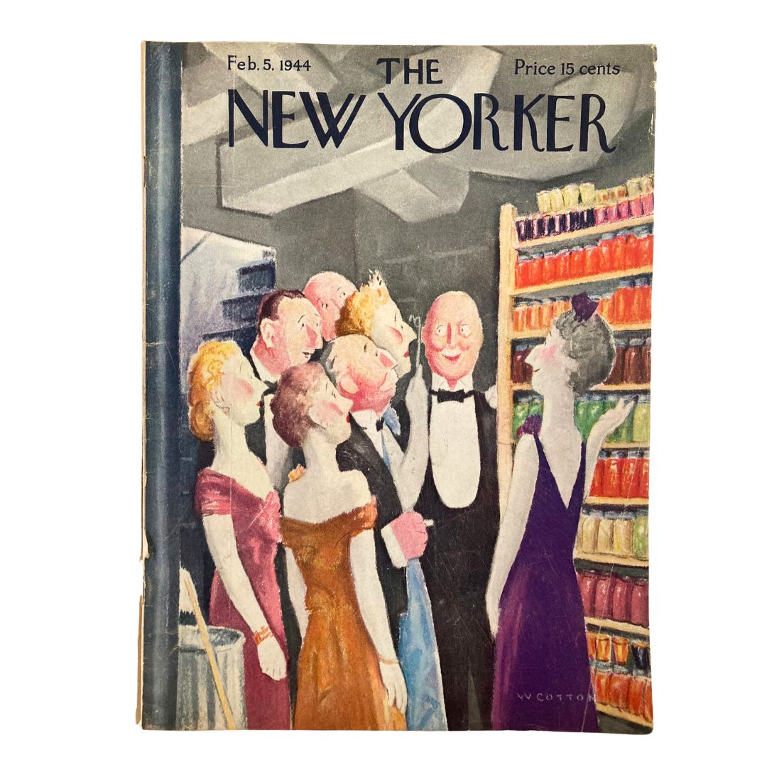 The New Yorker Magazine February 15 1944 The Power of Women by Will Cotton