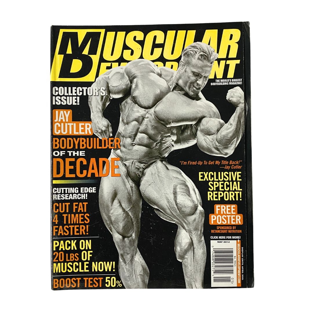 Muscular Development Magazine May 2012 Ronnie Coleman w Poster No Label