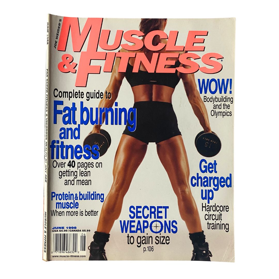 Muscle & Fitness Magazine June 1998 Vol 59 No. 6 Lena Johannesen Cover No Label