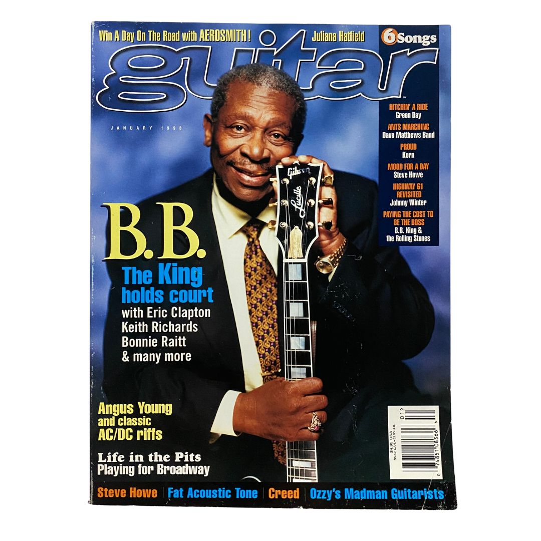 Guitar Magazine January 1998 B.B. King The King Holds Court No Label