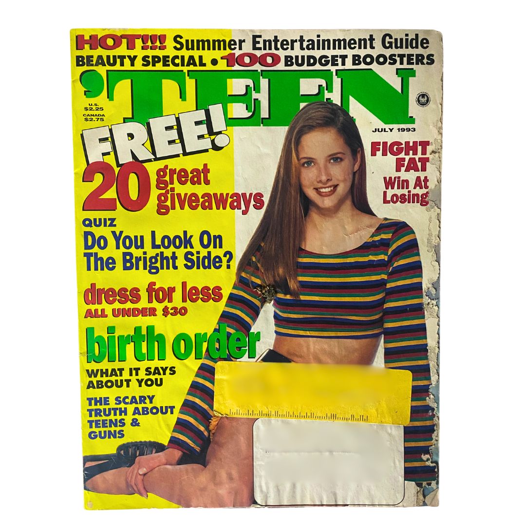 Teen Magazine July 1993 Cover Girl Holli Austin & Summer Entertainment Guide