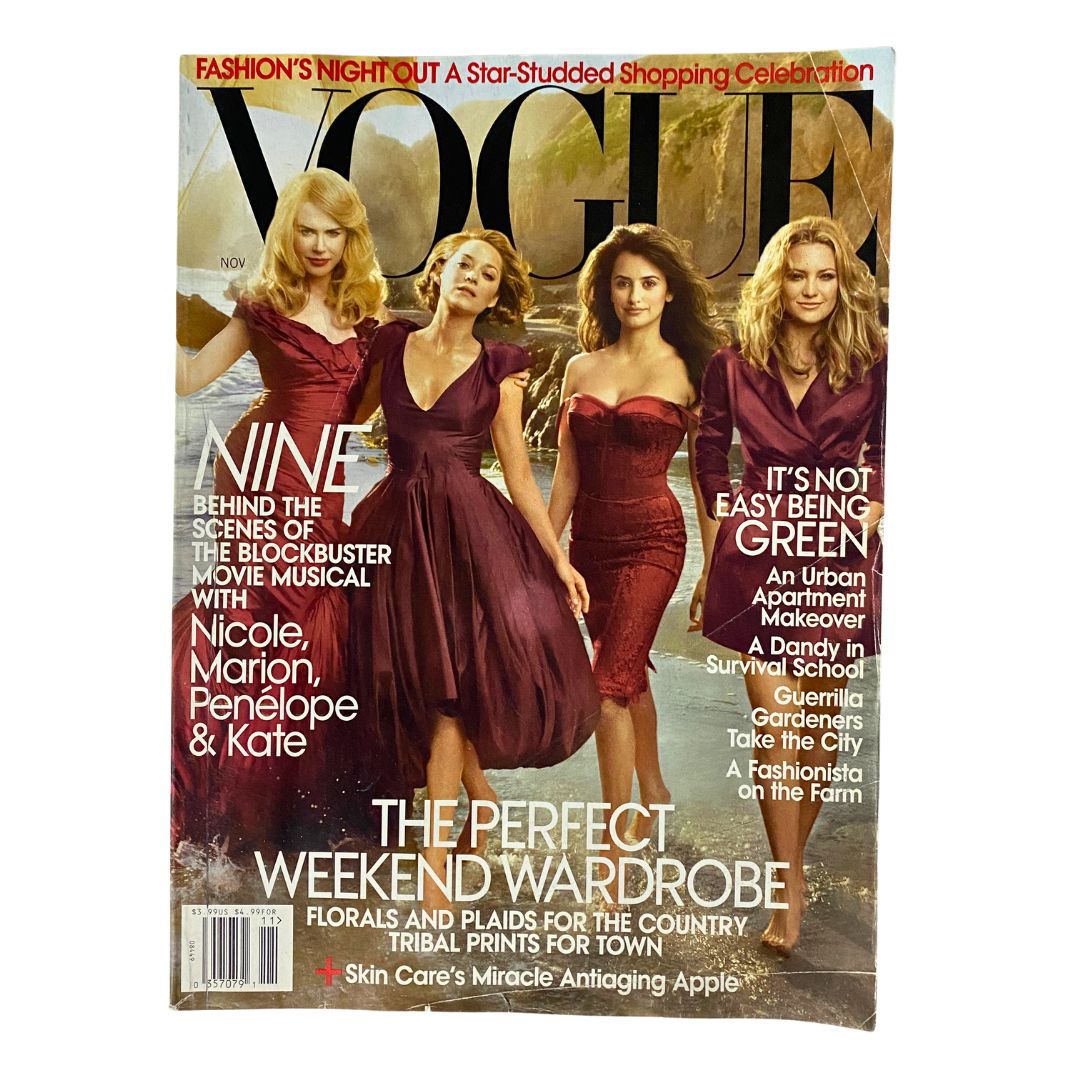 Vogue Magazine November 2009 Nicole, Marion, Penelope & Kate No Label