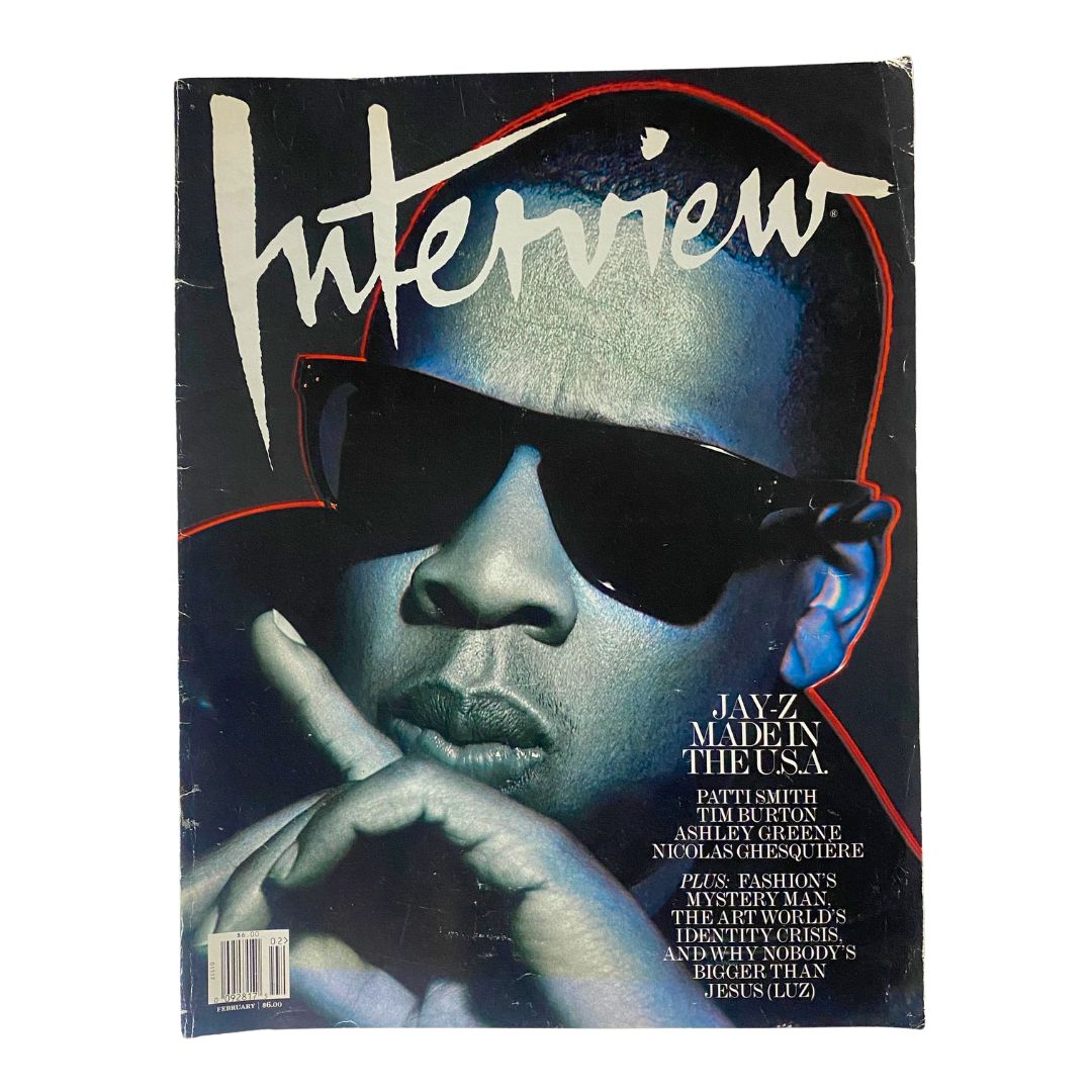 Interview Magazine February 2010 Jay-Z Made in The U.S.A. No Label