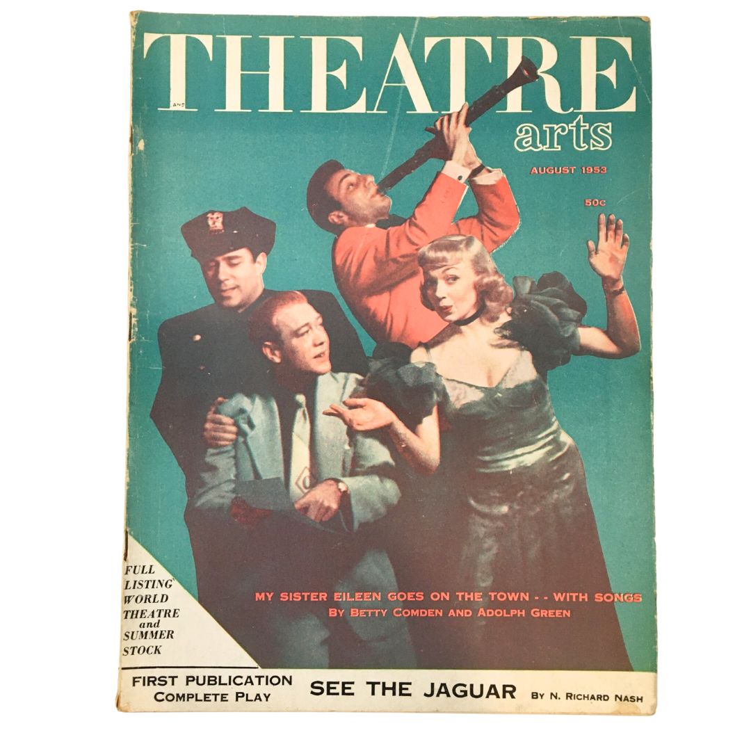 VTG Theatre Arts Magazine August 1953 My Sister Eileen Goes On The Town No Label