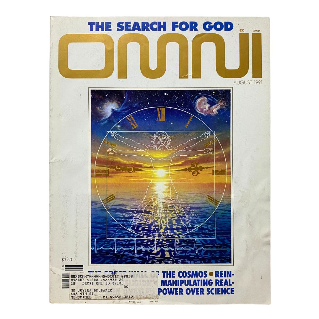 Omni Magazine August 1991 Vol 13 No. 11 Great Wall of The Cosmos by A. Chaikin