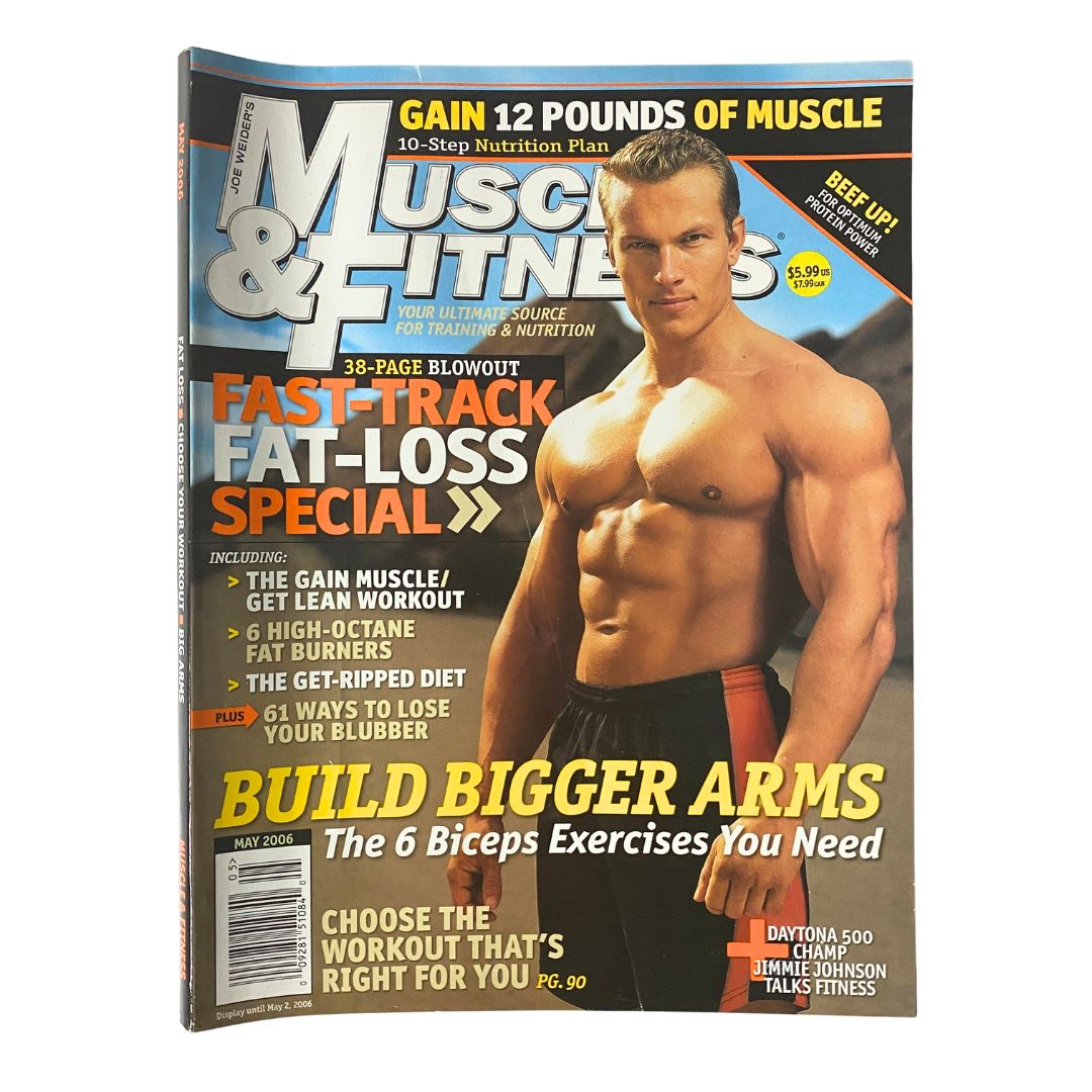 Muscle & Fitness Magazine May 2006 Tomm Voss Cover No Label