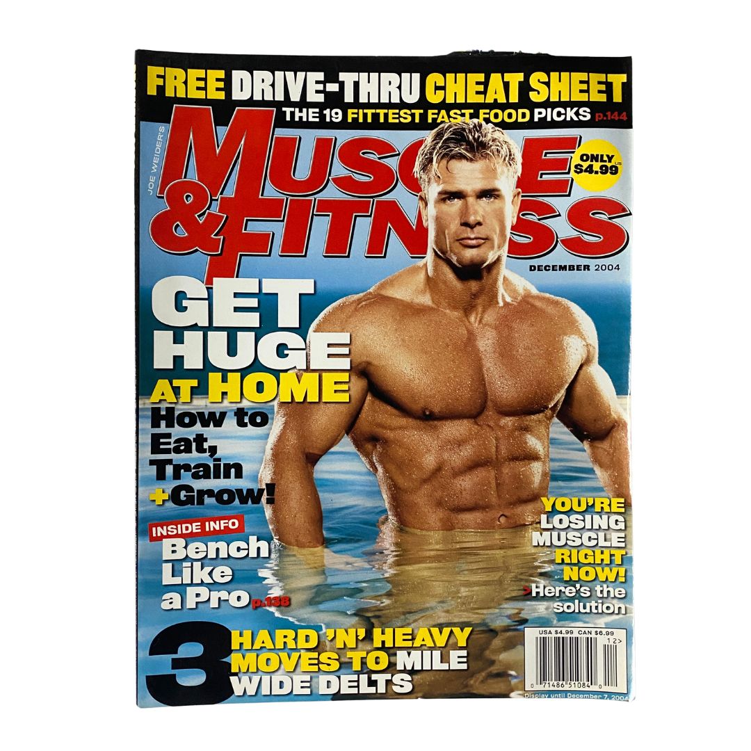 Muscle & Fitness Magazine December 2004 Vol 65 No. 12 David Rylah No Label