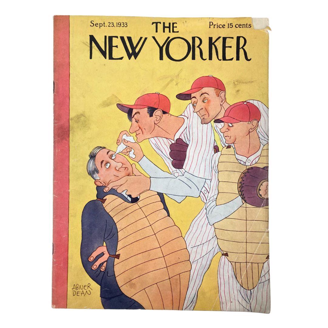 The New Yorker Magazine September 23 1933 Approach by Abner Dean No Label