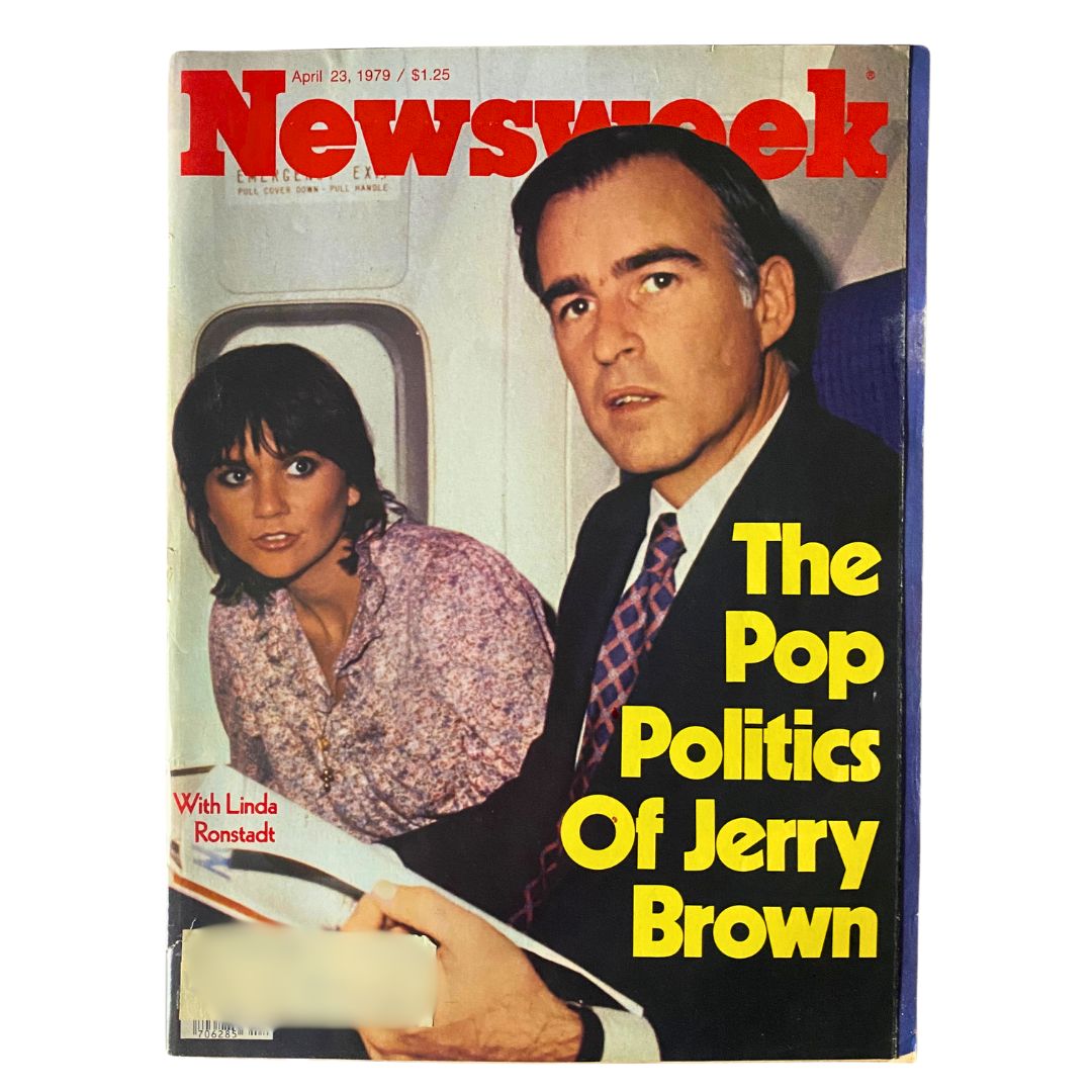 VTG Newsweek Magazine April 23 1979 Jerry Brown and Linda Ronstadt