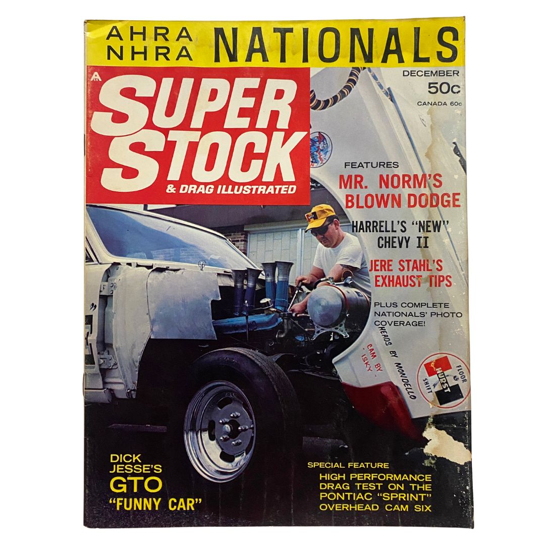 Super Stock & Drag Illustrated Magazine December 1965 Chevy II GD Interior