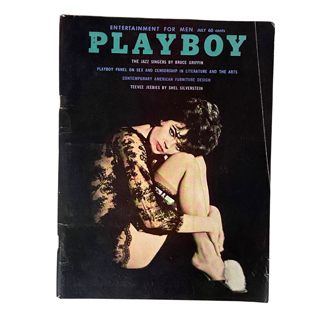 VTG Playboy Magazine July 1961 Playmate Sheralee Conners w Centerfold No Label