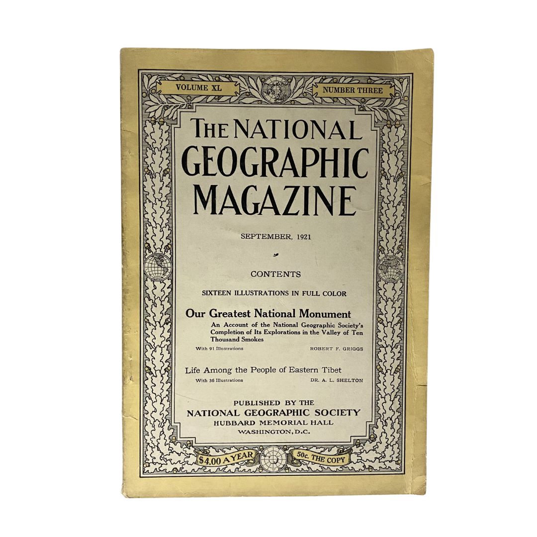 National Geographic Magazine September 1921 People of Eastern Tribet No Label