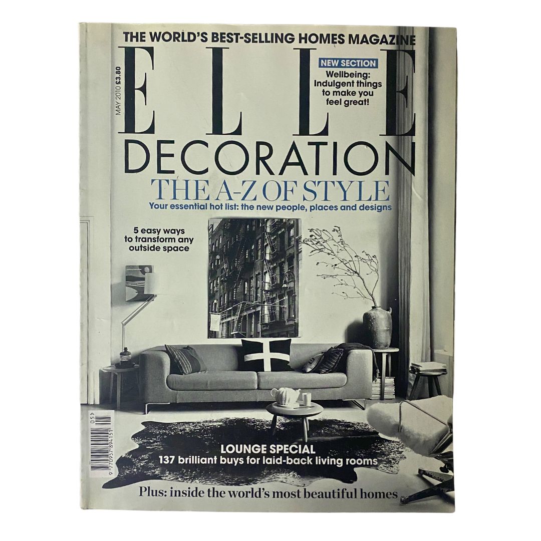 Elle Decoration Magazine May 2010 The A-Z of Style No Label VG