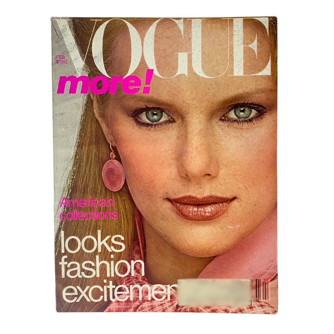 VTG Vogue Magazine February 1978 Patti Hansen by Albert Watson