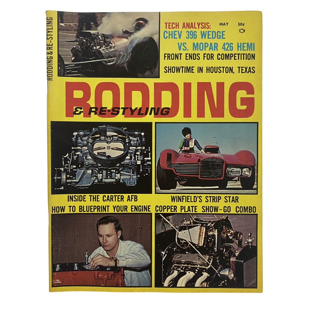 Rodding & Re-Styling Magazine May 1965 Winfield's Strip Star No Label VG