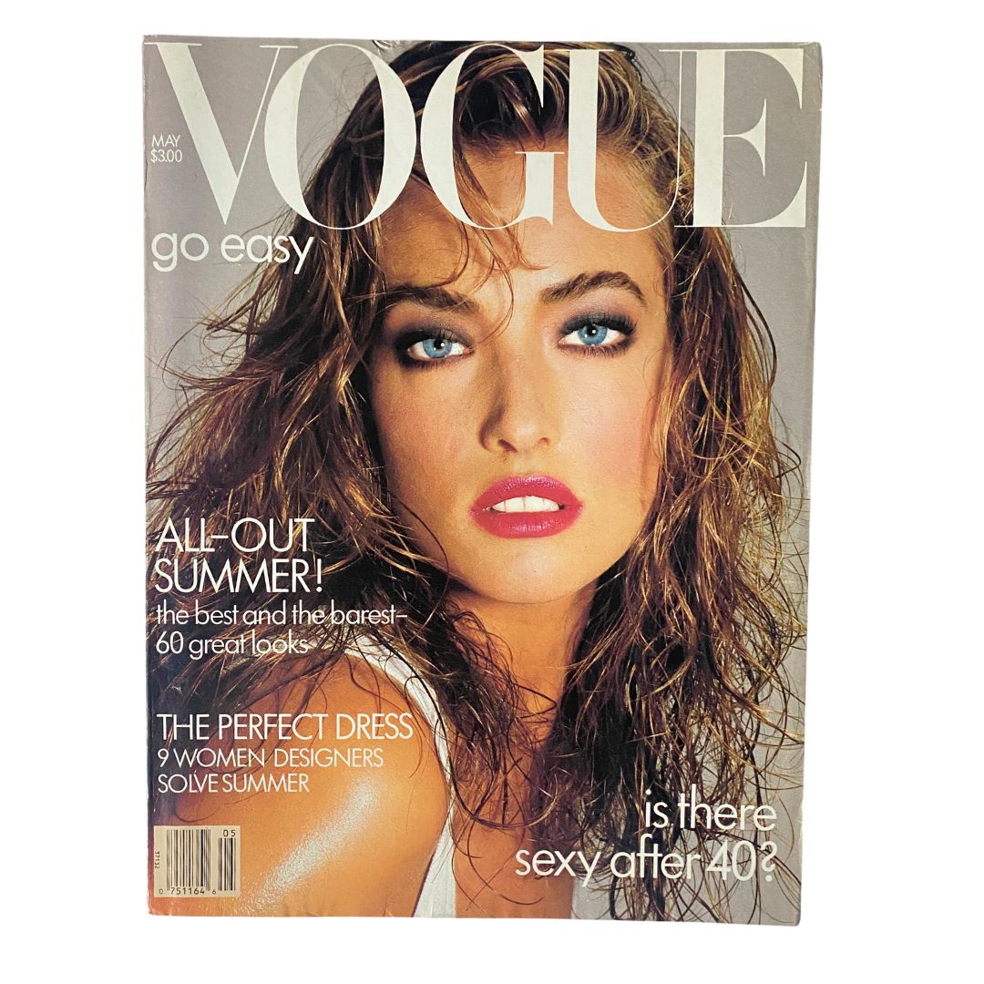 VTG Vogue Magazine May 1987 Tatjana Patitz by Richard Avedon No Label