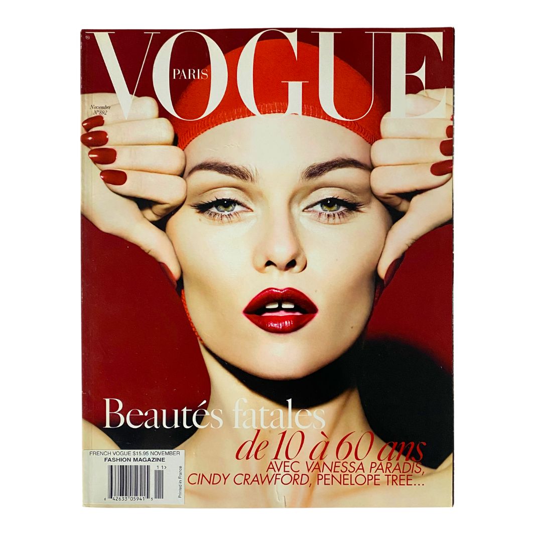 Vogue Paris Magazine November 2008 No. 892 Vanessa Paradis No Label