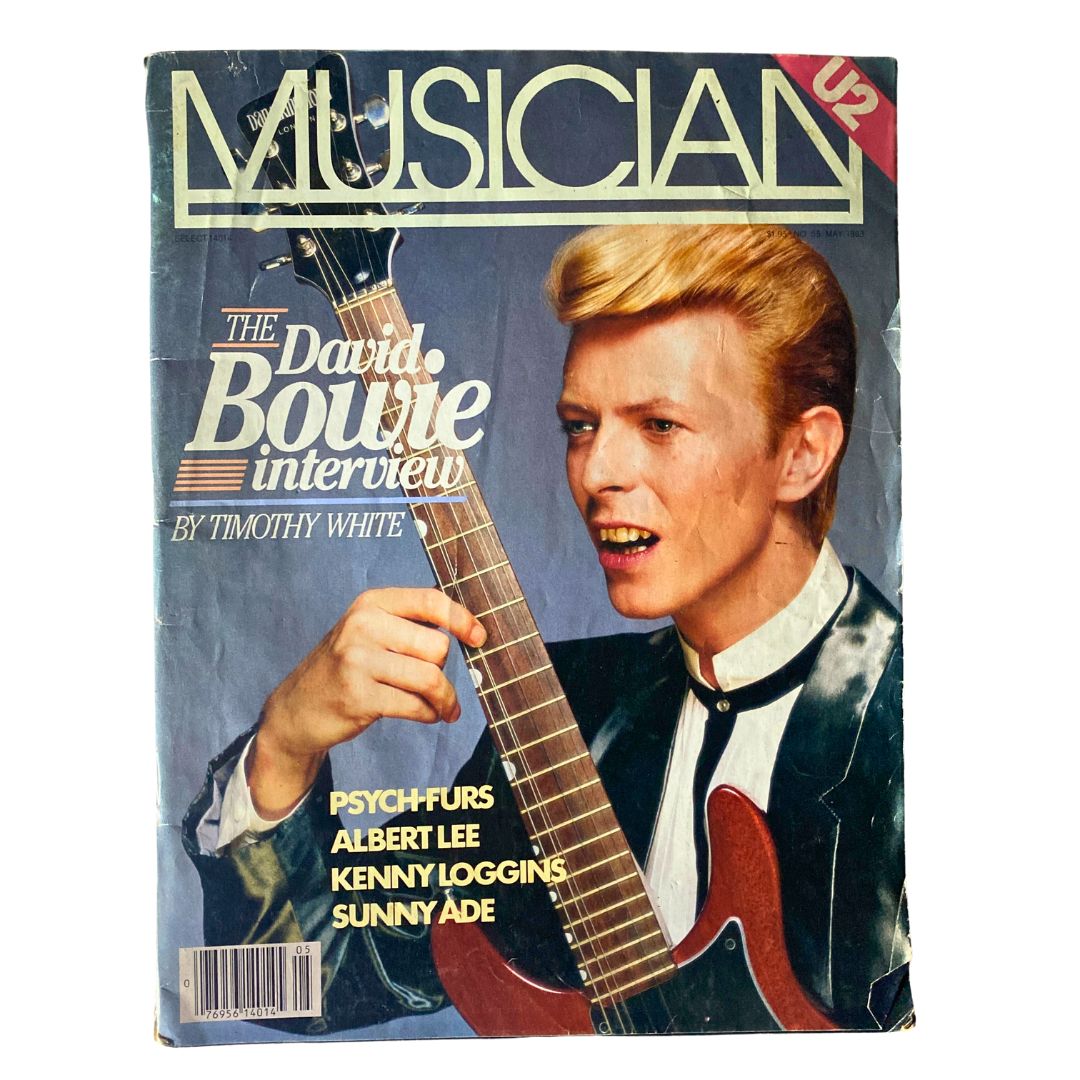 VTG Musician Magazine May 1983 No. 55 David Bowie No Label