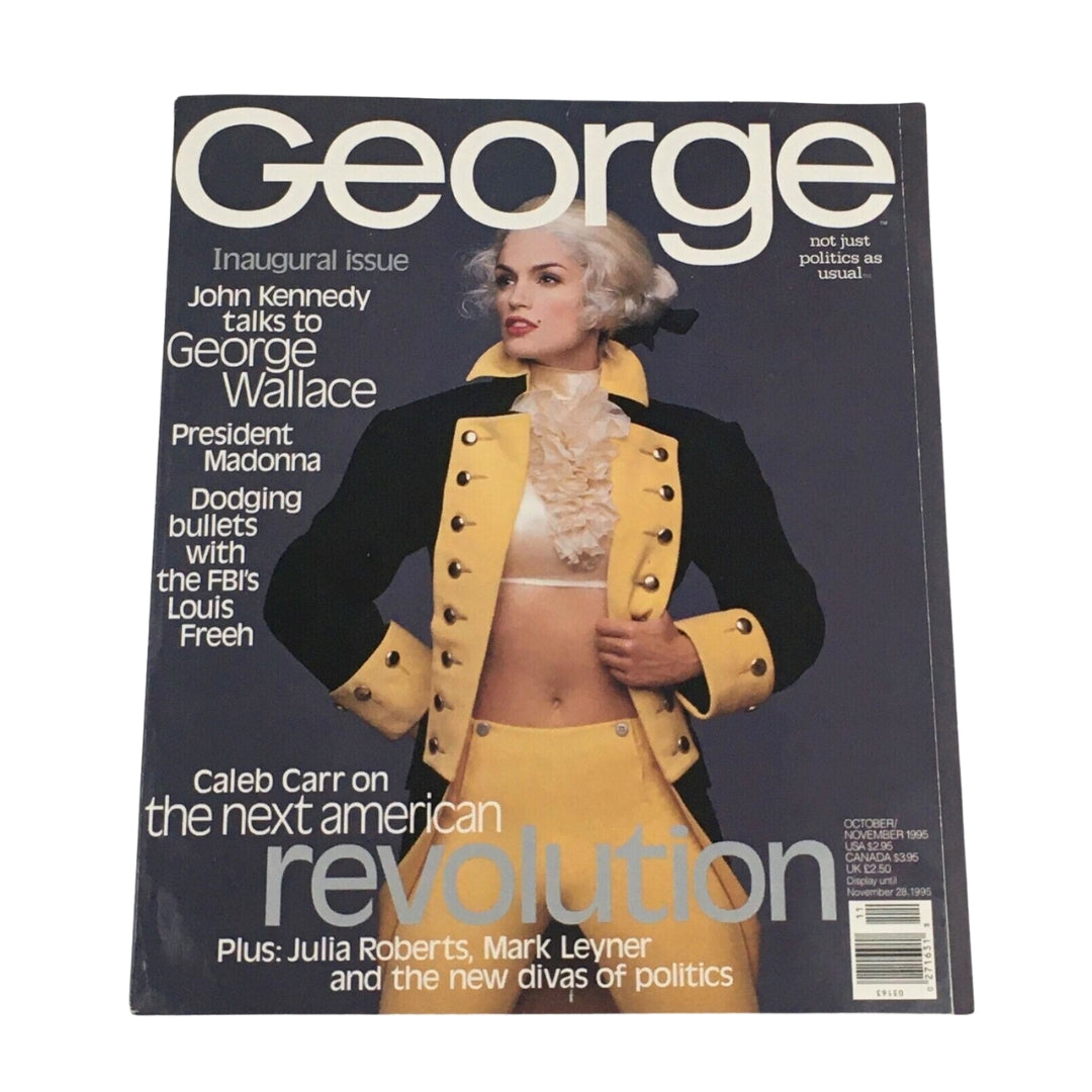 Cover of George Magazine, October 1995, featuring Madonna, Julia Roberts, and George Wallace