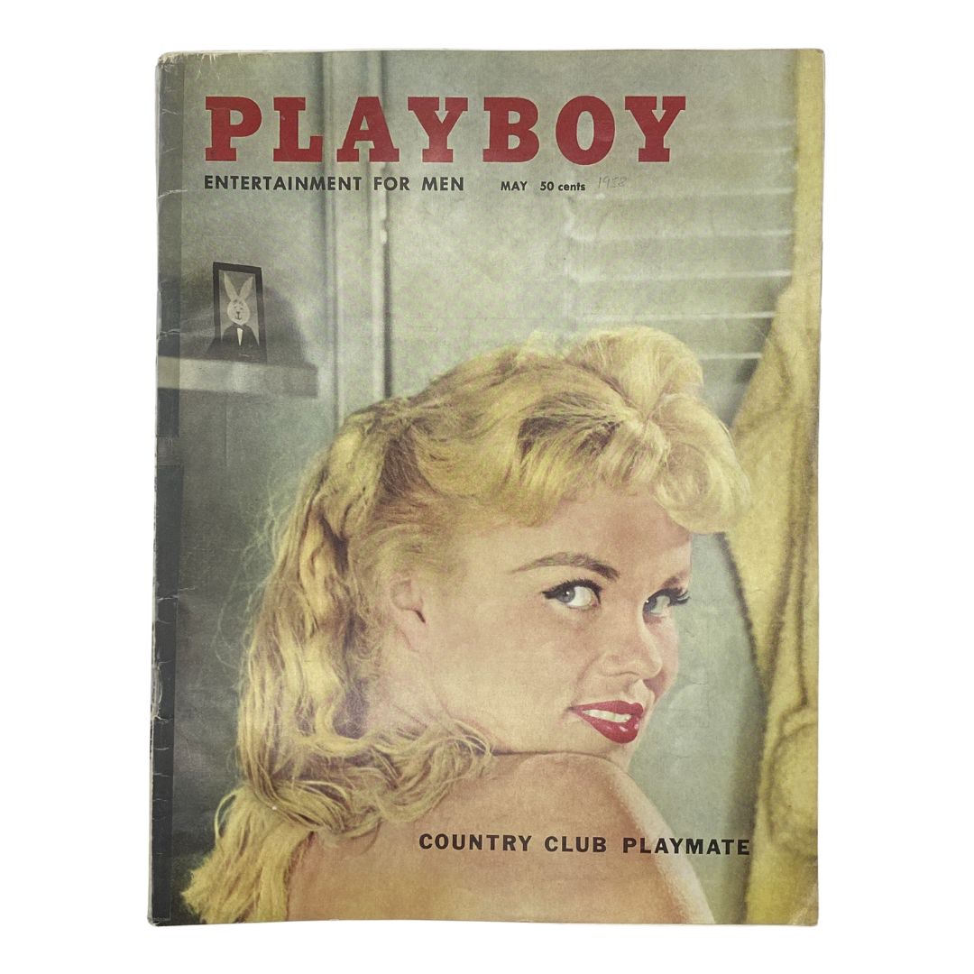 VTG Playboy Magazine May 1958 Playmate Lari Laine w Centerfold No Label