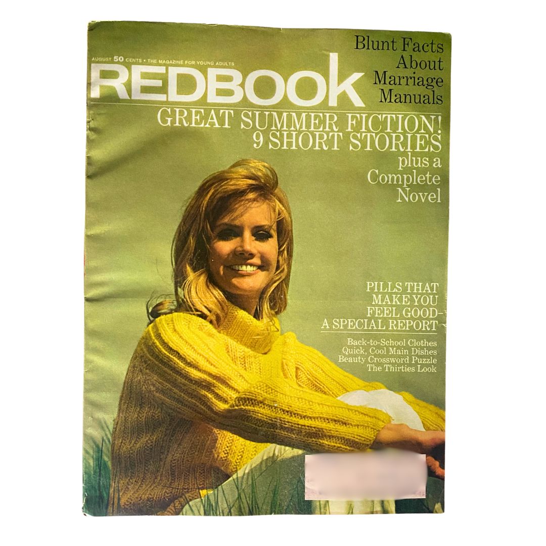 VTG Redbook Magazine August 1968 Blunt Facts About Marriage Manuals