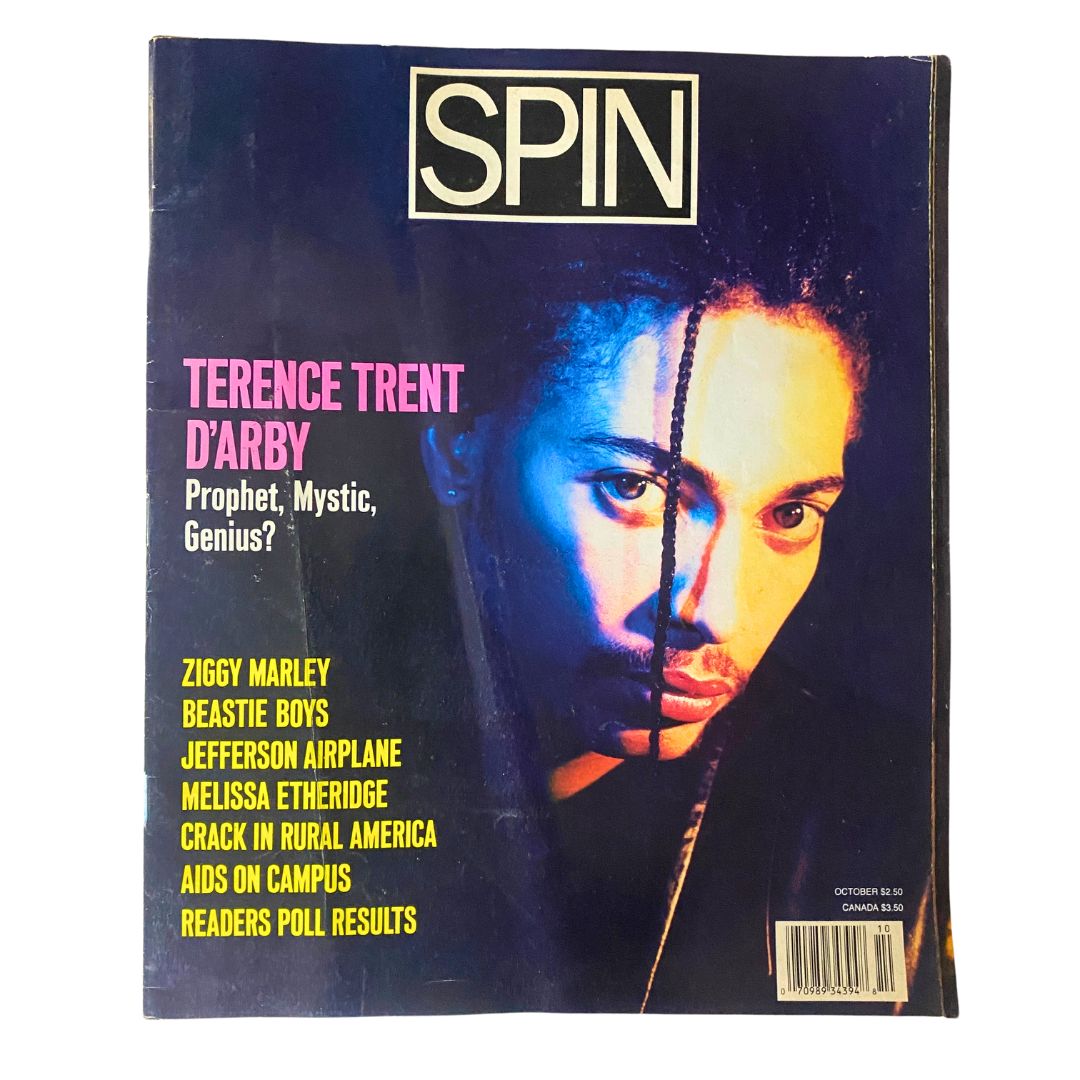 VTG Spin Magazine October 1989 Terence Trent D'Arby No Label