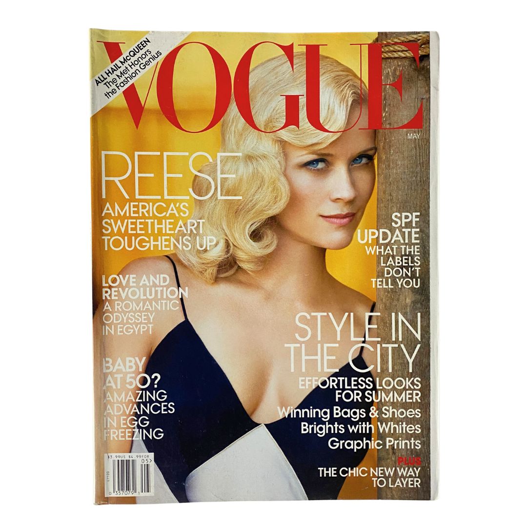 Vogue Magazine May 2011 Actress Reese Witherspoon No Label VG