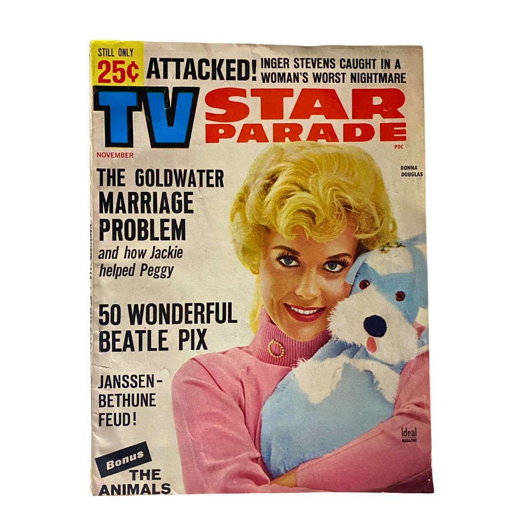 VTG TV Star Parade Magazine November 1964 Donna Douglas Cover No Label