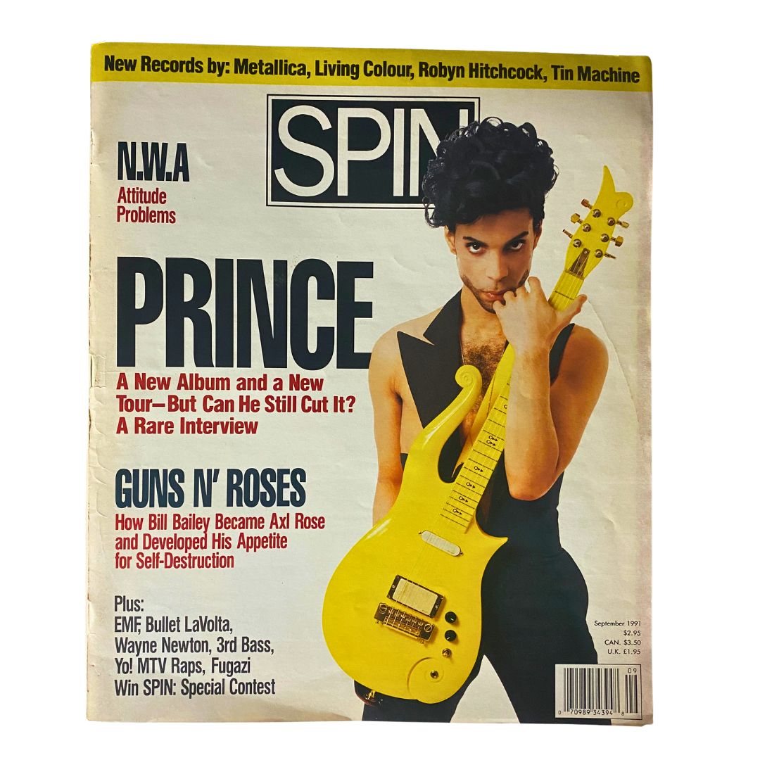 Spin Magazine September 1991 Vol 7 No. 6 Prince A Rare Interview No Label