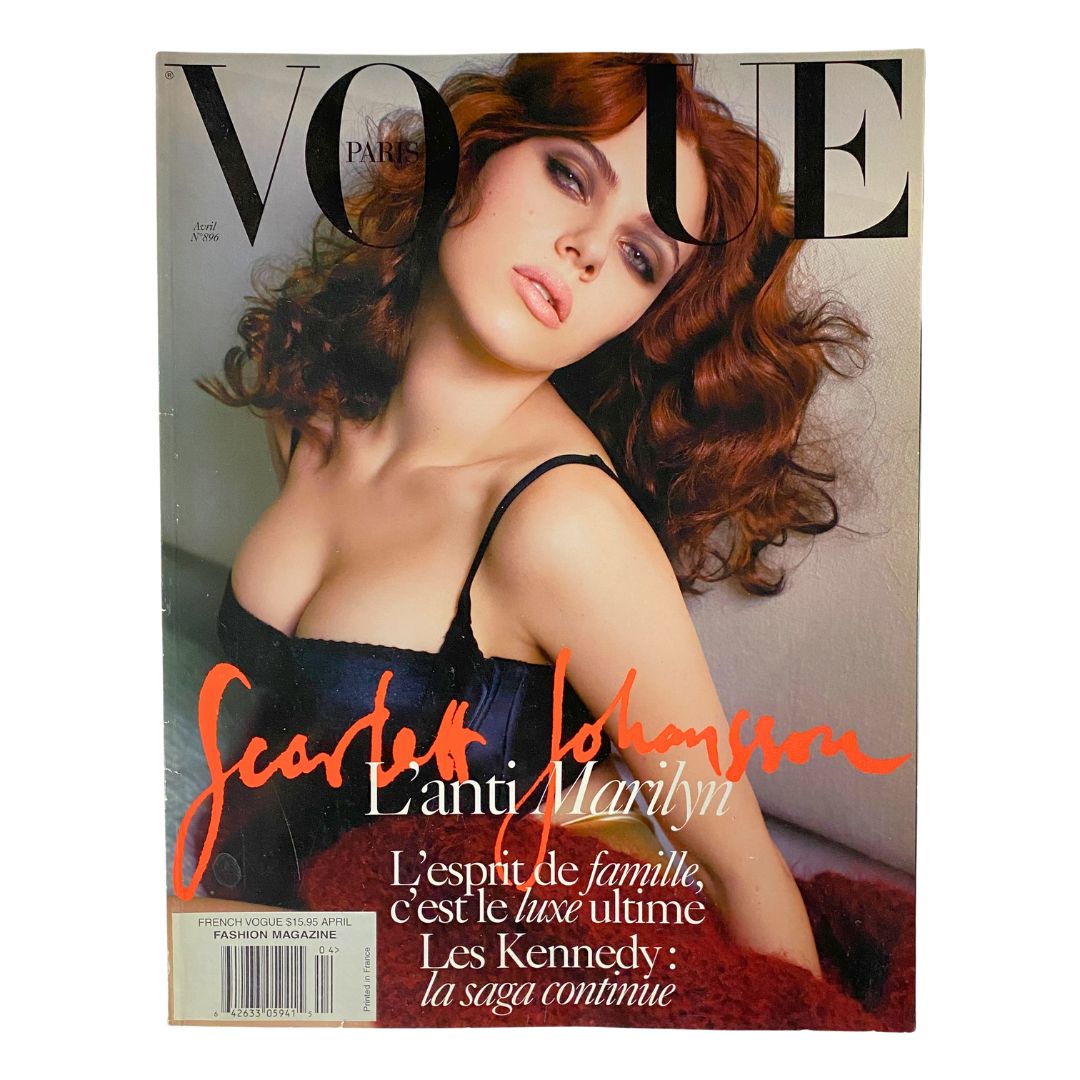 Vogue Paris Magazine April 2009 Scarlett Johansson Cover No Label