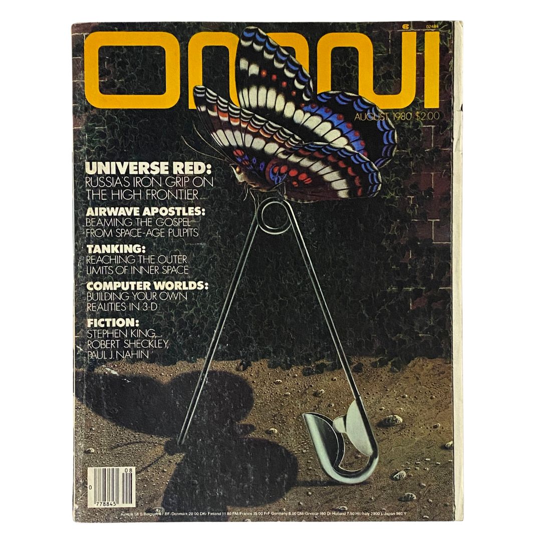 VTG Omni Magazine August 1980 Russia's Iron Grip on The Higher Frontier No Label