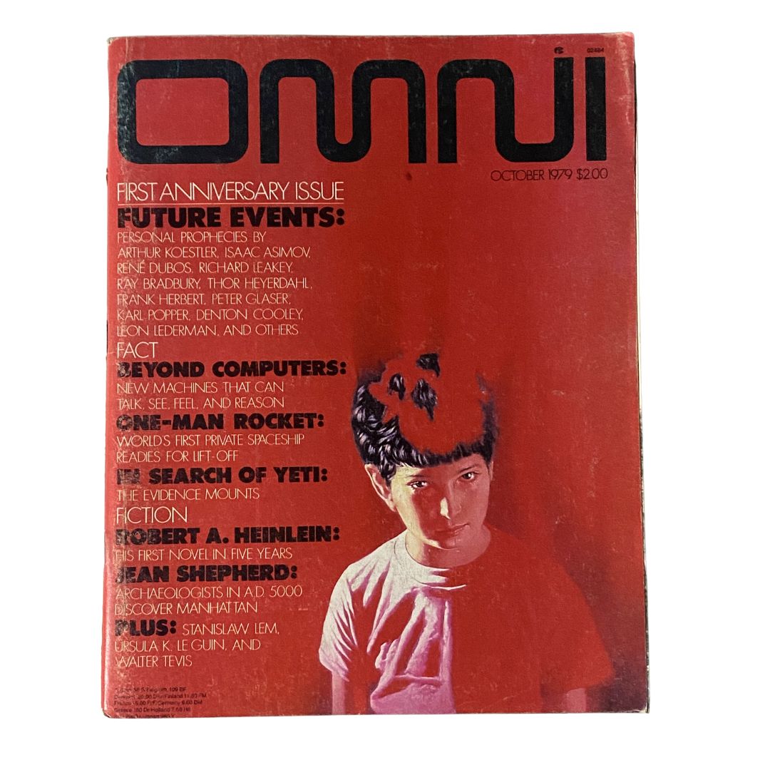 VTG Omni Magazine October 1979 World's First Private Spaceship No Label