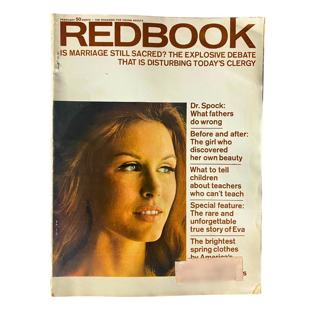 VTG Redbook Magazine February 1967 Vol 128 No. 4 Young American Fashions