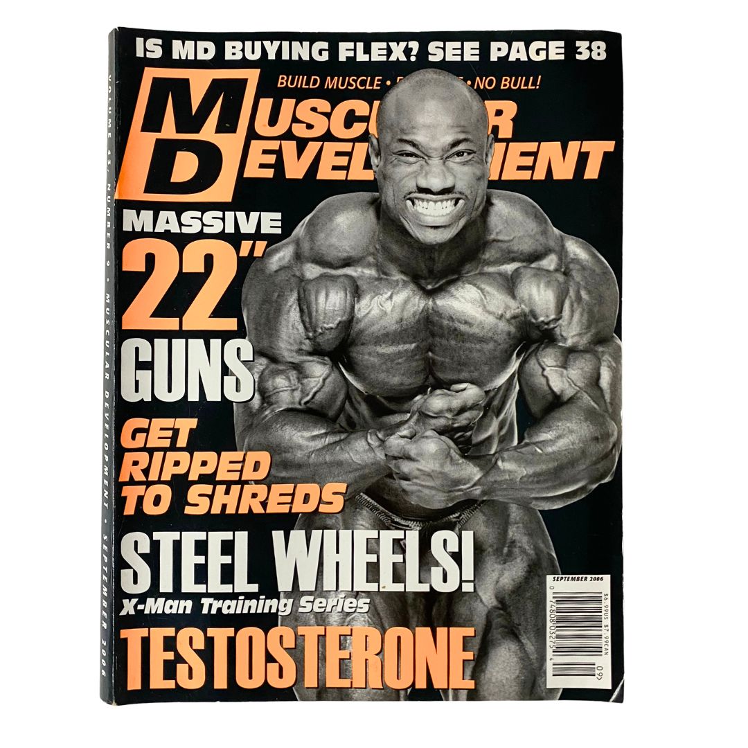 Muscular Development Magazine September 2006 Dexter Jackson Cover No Label