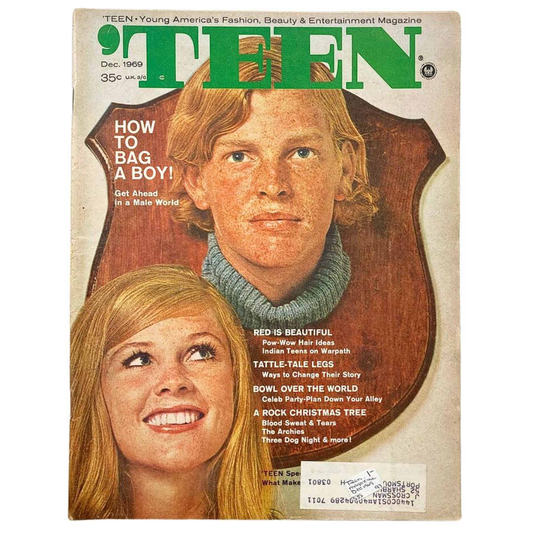 VTG 'Teen Magazine December 1969 Vol 13 #12 Barbara Levene and Gavin O'Herlihy