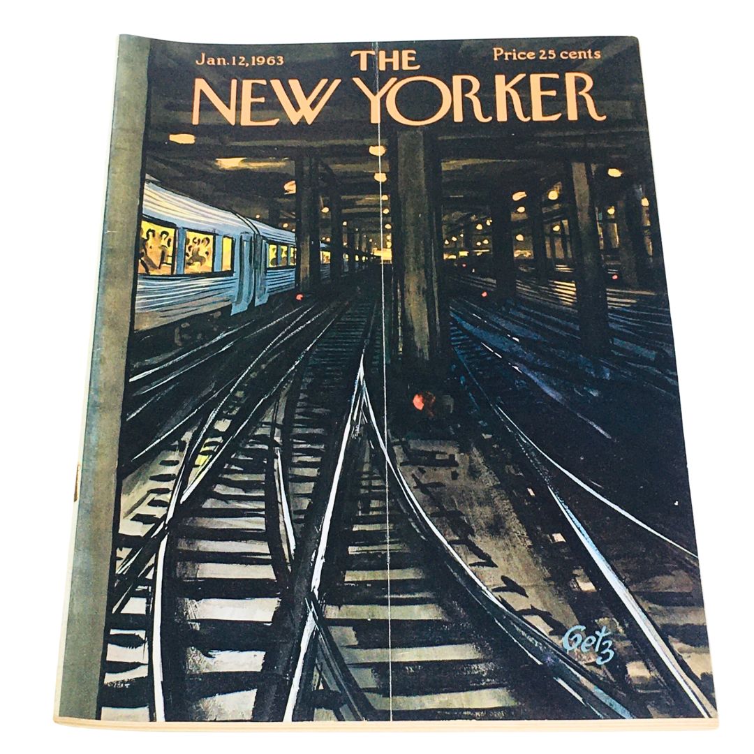 The New Yorker: January 12 1963 - Full Magazine/Theme Cover Arthur Getz