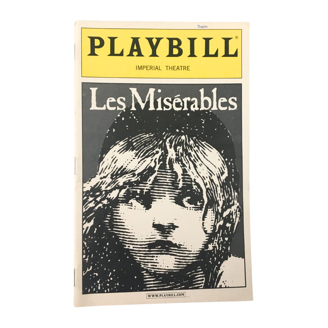 2003 Playbill Imperial Theatre A Musical Les Miserables by Trevor Nunn