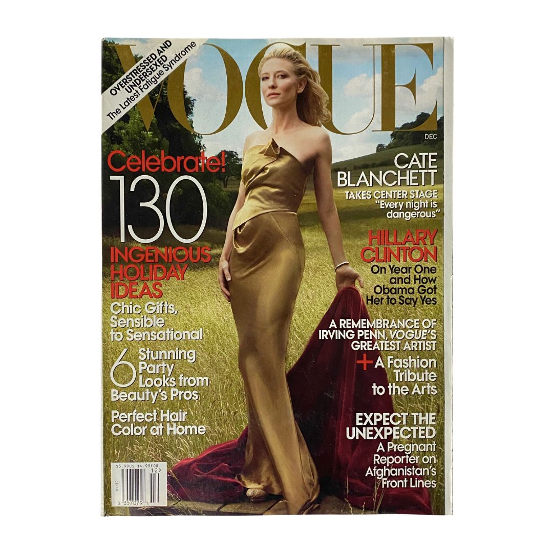 Vogue Magazine December 2009 Cate Blanchett by Annie Leibovitz No Label