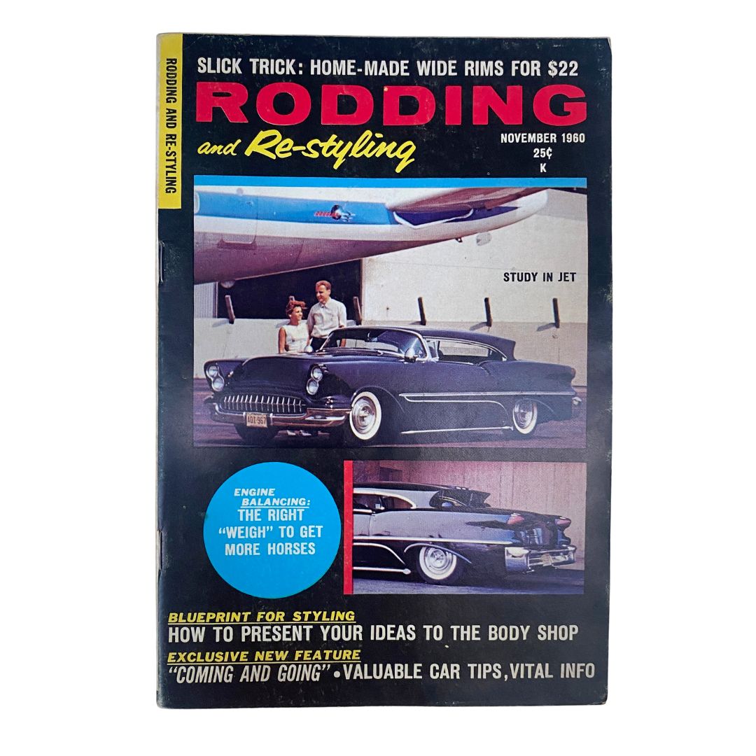 Rodding & Re-Styling Magazine November 1960 Draggin' Buccaneer No Label