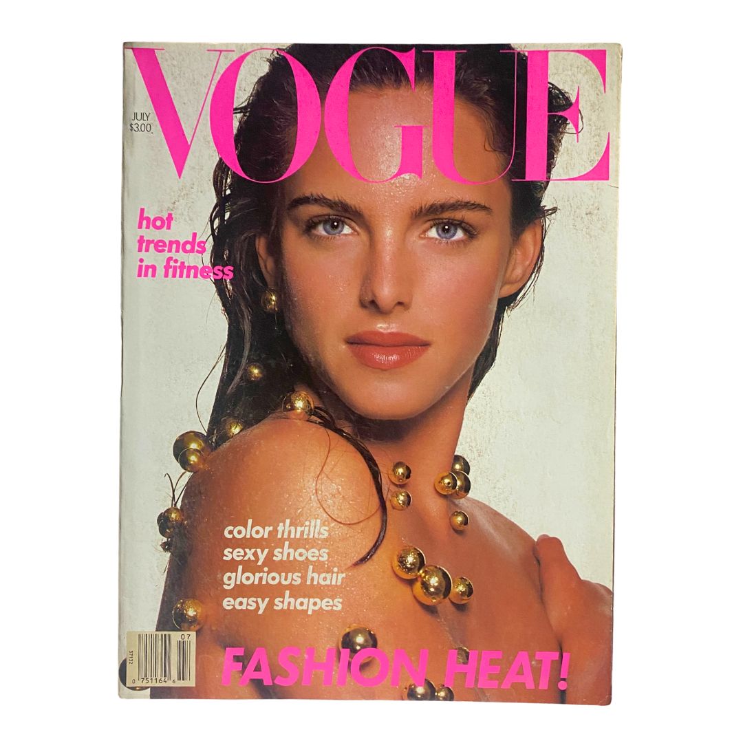 VTG Vogue Magazine July 1988 Susan Miner by Richard Avedon No Label