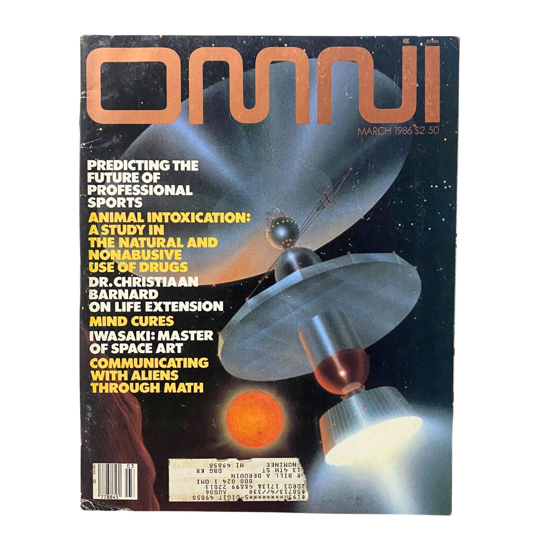 VTG Omni Magazine March 1986 Dr. Christiaan Barnard on Life Extension