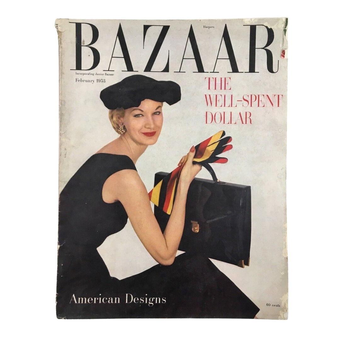 Harper's Bazaar Magazine February 1953 Sunny Hartnett Avedon Jean Patchett