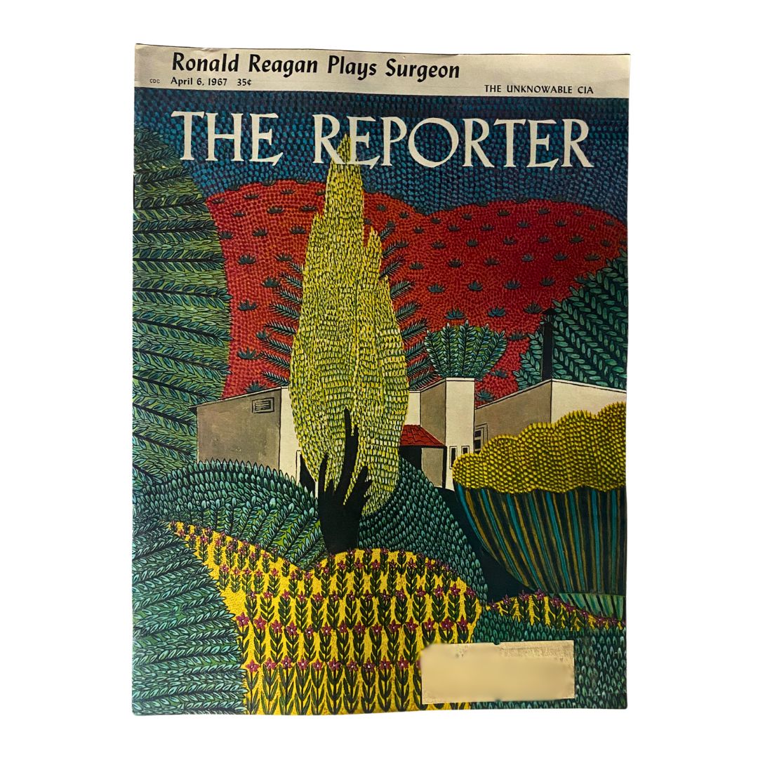 VTG The Reporter Magazine April 6 1967 Ronald Reagan Plays Surgeon