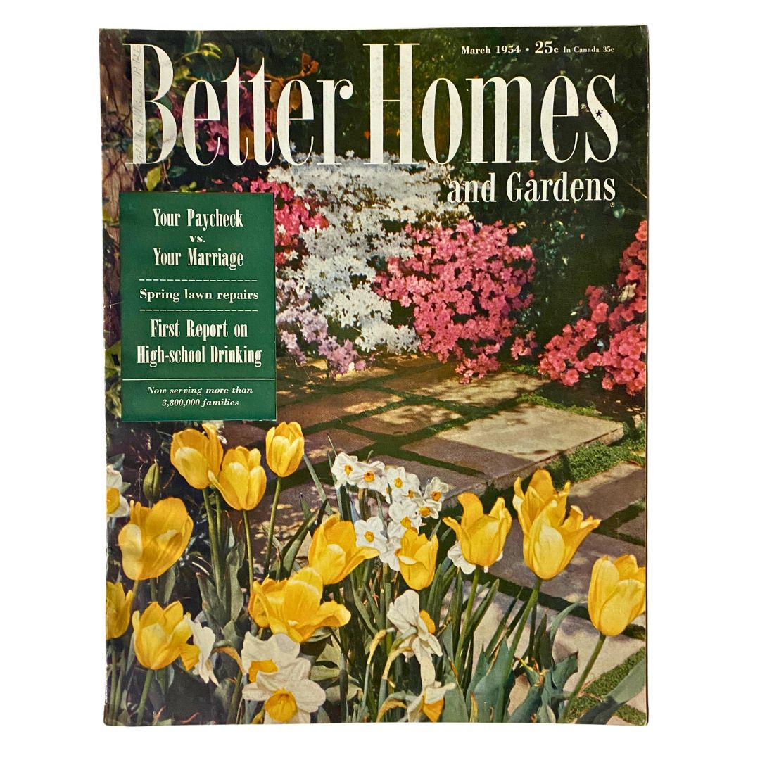 VTG Better Homes & Gardens Magazine March 1954 Paycheck vs Marriage No Label