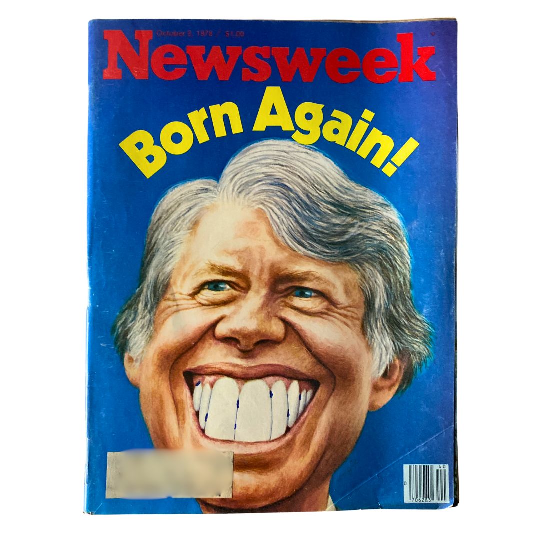 VTG Newsweek Magazine October 2 1978 Jimmy Carter's Presidency Was Born Again