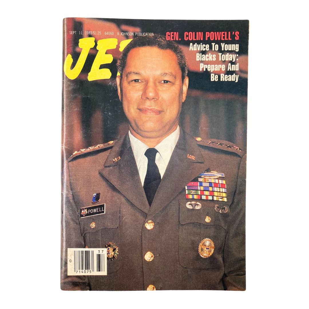 VTG Jet Magazine September 11 1989 Vol 76 #23 Gen. Colin Powell No Label