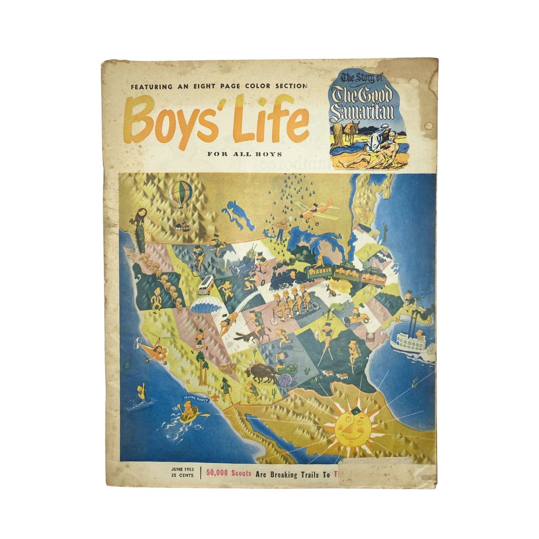 VTG Boys' Life for All Boys Magazine June 1953 3rd National Jamboree Irvin Ranch