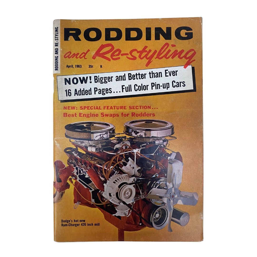 Rodding & Re-Styling Magazine April 1963 Ram-Charger 426 GD Interior No Label